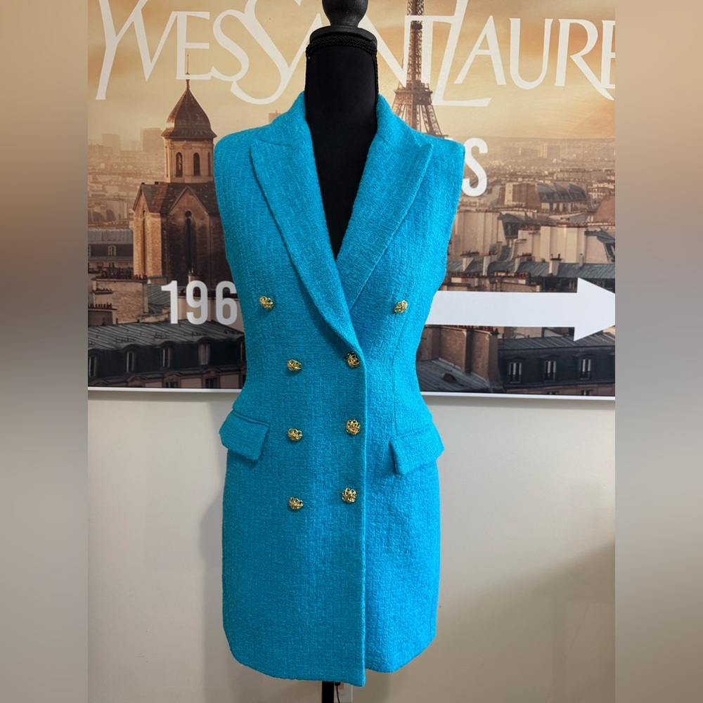 Zara tweed vest Dress